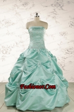 Cheap Turquoise Quinceanera Dresses with Appliques FNAO5934FOR