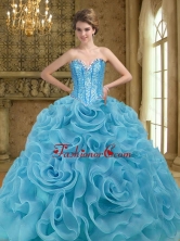 Fashionable Beading and Rolling Flowers Baby Blue 2015 Quinceanera Gown SJQDDT19002-2FOR