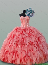 2015 Fall Perfect Sweetheart Quinceanera Dresses with Beading SWQD015-7FOR