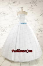 Discount White Quinceanera Dresses with Appliques FNAO146FOR