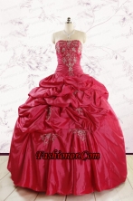 New Style Strapless Appliques Quinceanera Dresses FNAO189FOR