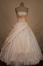 Affordable Ball gown Strapless Floor-length Quinceanera Dresses Style FA-W-265