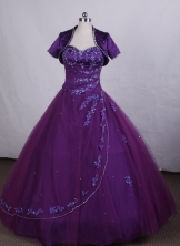 Affordable Ball gown Sweetheart-neck Floor-length Quinceanera Dresses Style FA-C-080