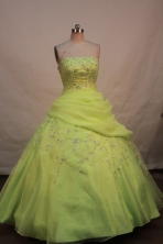 Brand new Ball gown Strapless Floor-length Quinceanera Dresses Style FA-W-232