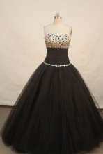 Cheap Ball gown Strapless Floor-length Quinceanera Dresses Style FA-W-231