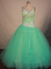 Cute ball gown straps sweetheart-neck floor-length quinceanera dresses Style X0424113