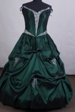 Elegant Ball gown Off the shoulder neck Floor-length Quinceanera Dresses Style FA-C-033