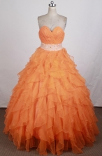 Exquisite Ball Gown Sweetheart Floor-length Quinceanera Dress ZQ12426053