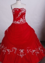 Gorgeous Ball gown Strapless Floor-length Quinceanera Dresses Style FA-C-73