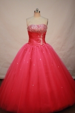 Lovely Ball gown Strapless Floor-length Quinceanera Dresses Style FA-W-224