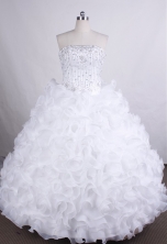 Luxurious Ball gown Strapless Floor-length Quinceanera Dresses Style FA-C-68