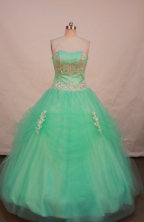 Popular Ball gown Strapless Floor-length Quinceanera Dresses Style FA-W-254