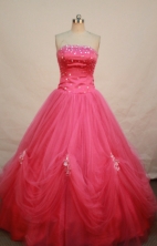 Popular Ball gown Strapless Floor-length Quinceanera Dresses Style FA-W-267