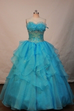 Romantic Ball gown Strapless Floor-length Quinceanera Dresses Style FA-W-246
