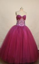Romantic Ball gown Sweetheart-neck Floor-length Quinceanera Dresses Style FA-W-243