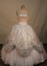 Unique Ball gown Strapless Floor-length Quinceanera Dresses Style FA-W-220