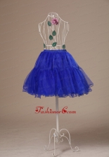Custom Made 2013 Peacock Blue Petticoat ACP005FOR