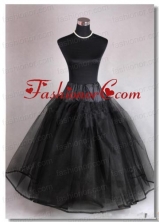High End Organza Ball Gown Floor Length Black Petticoat ACCPTI001FOR