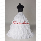 Hot Sell Organza A Line Floor-length Petticoat in White ACCPTI010FOR