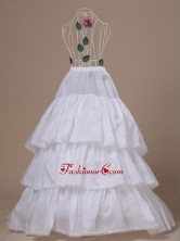 Hot Selling Taffeta Brush Train Wedding Petticoat ACP016FOR