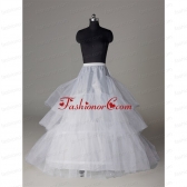 Popular Organza A Line 3 Layers White Petticoat ACCPTI015FOR