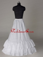 Two Layers A line Taffeta Floor Length Petticoat ACCPET05FOR