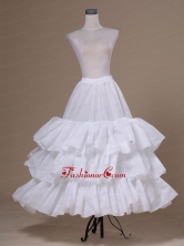 White Tulle Ball Gown Floor Length Petticoat ACP037FOR
