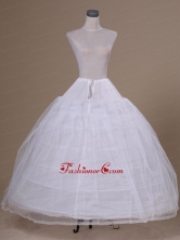 White Tulle Floor Length Petticoat ACP035FOR