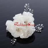 2014 Cute Pearl Net Yarn Chiffon Hair Flowers ACCHP016FOR