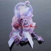2014 Pretty Beading Tulle Lavender Hair Ornament ACCHP097FOR
