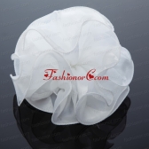 2014 Simple Organza White Summer Fascinators ACCHP066FOR