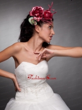 Beautiful Red Hand Made Flowers Headpieces JDZH028FOR