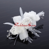 Cheap Tulle Rhinestone Hair Flower for Wedding ACCHP019FOR