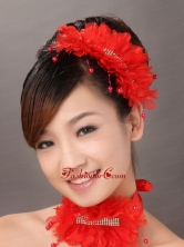 Classical Organza Beaded Wedding Fascinators TH002FOR