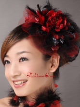 Custom Made Multi color Imitation Feather With Tulle In 2013 New York TH060FOR