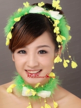 Elegant Feather Imitation Pearls  Special Occasion Fascinators TH010FOR