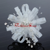 Elegant Feather Tulle Fascinators with Imitation Pearls ACCHP043FOR