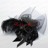 Gorgeous Feather Lace and Imitation Pearls Hair Ornament  ACCHP103FOR