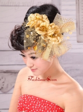 Hand Made Flowers Decorate and Tulle For Wedding Party XTH026FOR