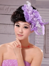 Lavender High Quality Headpieces Wholesale XTH041FOR