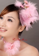 Lovely Tulle Feather Flower Womens Fascinators TH030FOR