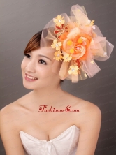 Net Yarn Briadl Hat Beaded Special Occasion Fascinators TH012FOR