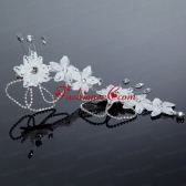 Nobile Alloy Silver Rhinestone Hair Ornament for Wedding ACCHP052FOR