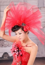 Perfect Beading Net Yarn Bridal Fascinators XTH023FOR