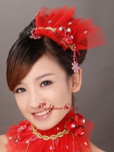 Perfect Organza Rhinestone Wedding Fascinators TH008FOR