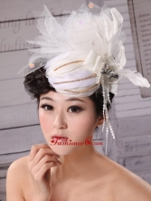 Special Hat Hairpin Tulle Beading Outdoor and Wedding XTH008FOR
