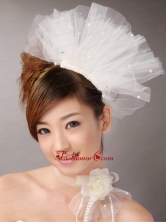 Tulle Hair Combs Imitation Pearls Wedding and Special Occasion TH083FOR