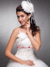 White Beaded Hand Made Flowers Headpieces And Corsage JDZH06FOR