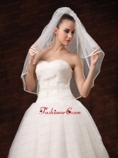 2 Layers Elbow Length Beautiful Wedding Veil HM6080FOR