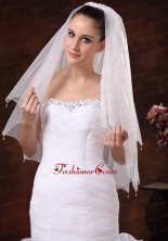 Beautiful Beading Tulle Bridal Veil For Wedding HM8824FOR